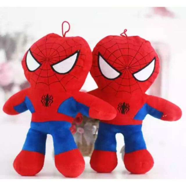 stuffed toy spiderman