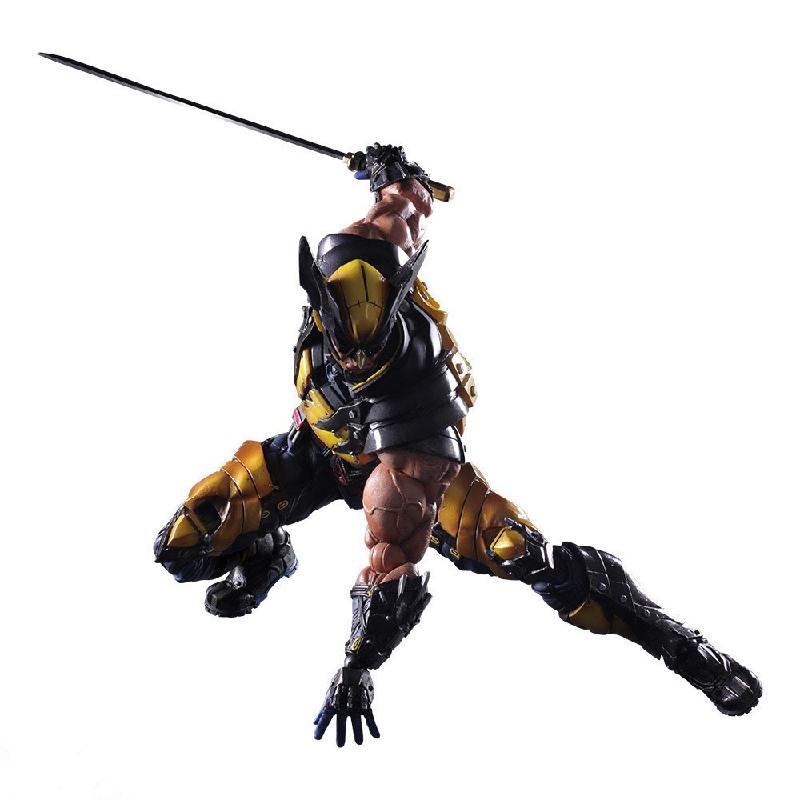 Pa Play Arts 27cm Marvel X-men Weapons Sword Knives Katana Wolverine