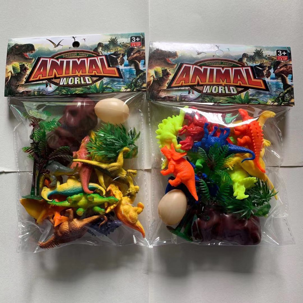 16 in 1 Jurassic Dinosaur World PVC Dinosaurs Toy Sets Children Models