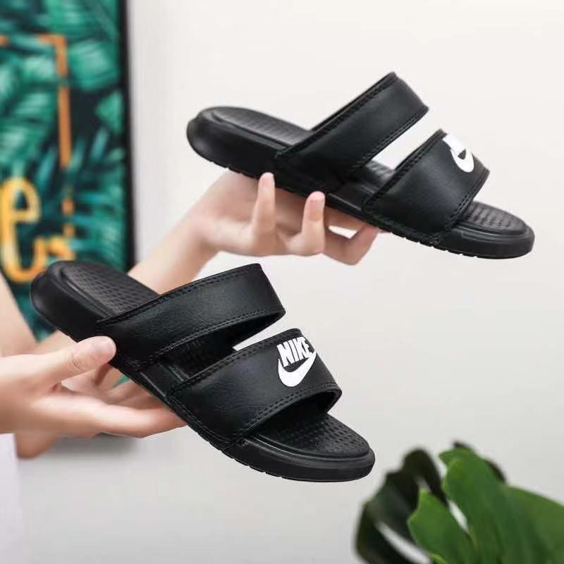 Nike two strap slide online