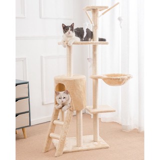 [On Stock]Pet Cat Tree House tower Luxury Nature Sisal Large Cat Climbing Frame Scratcher cat 2COLOR #7