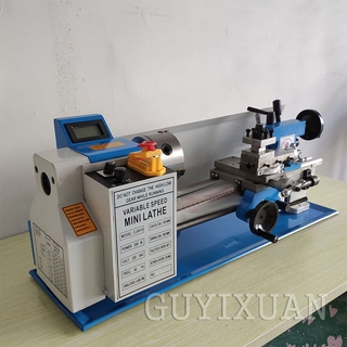 Lathe Machine Benchtop Metal Lathe Small Stainless Steel Lathe High Precision Metal Processing Wood #4