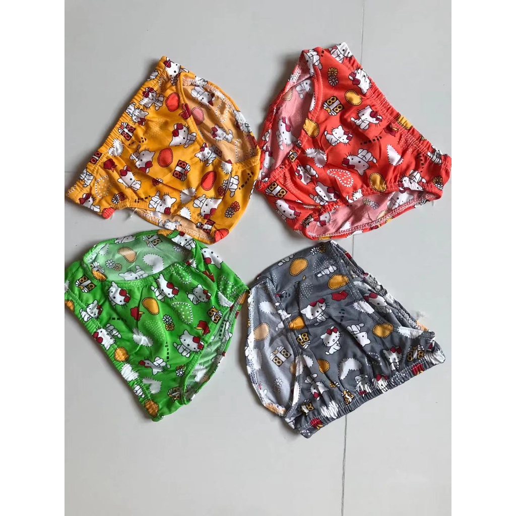 cjshop New Ramdom style Kid's Panty Assorted color for 5 to 7 years old 12pcs per pack High Quality