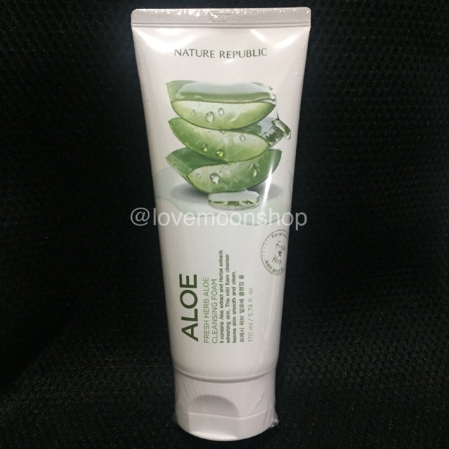 aloe fresh herb aloe cleansing foam