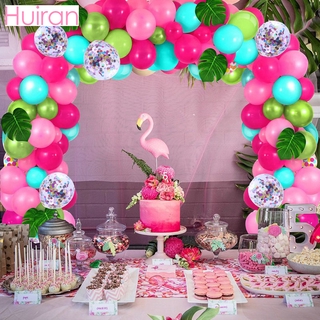 Birthdays Celebrations Flamingo Themed Bunting Garland 4m Foil Design Tropical Summer Parties 