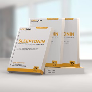 SLEEPTONIN MELATONIN PATCH Sleeping Pill Insomnia Migraine Anxiety ...