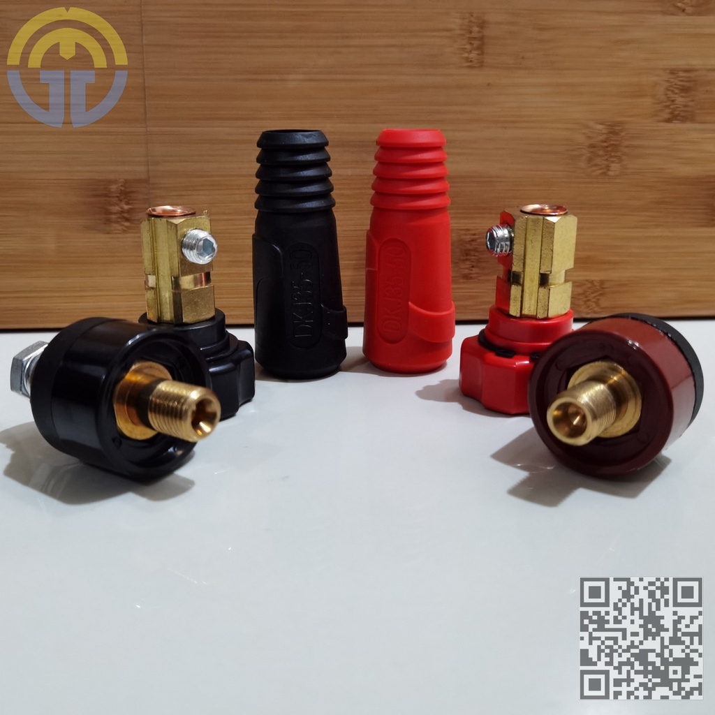 Welding Cable Connector Plug and Socket Set Threaded DKJ 35-50 315A ...