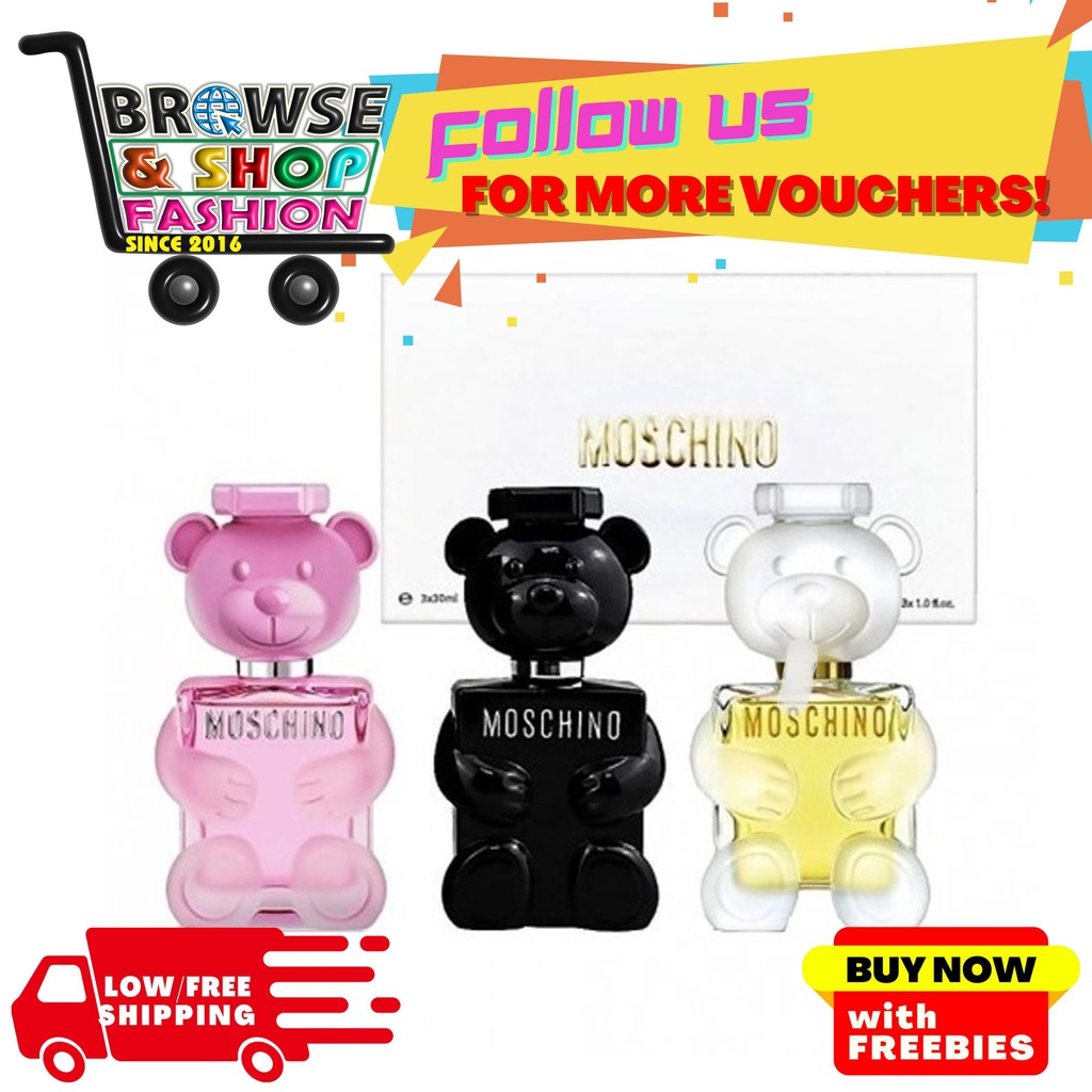 Moschino Toy 2 Perfume Gift Set 3 in 1 Shopee Philippines
