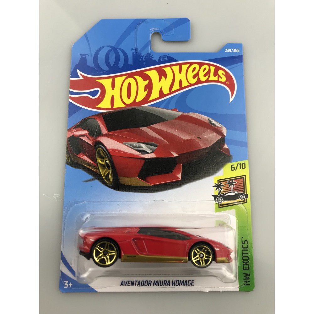 hot wheels lamborghini aventador miura homage