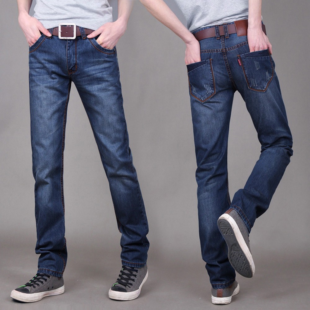 straight denim jeans mens