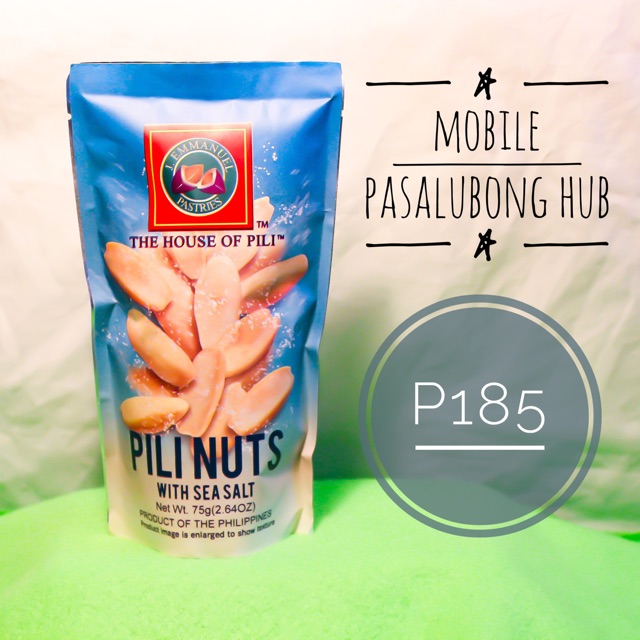 Pili Nuts with Sea Salt by The House of Pili J. Emmanuel Pastries