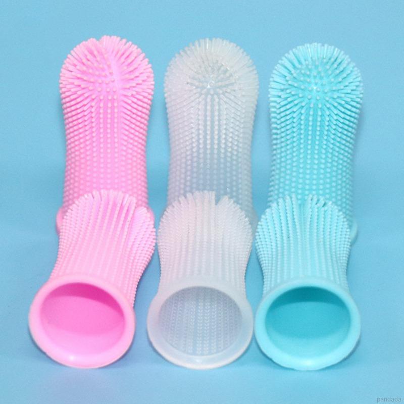 Soft Silicone Pet Tooth Brush Finger Toothbrush Bad Breath Care Pet Dog Cat Cleaning Supplies #7