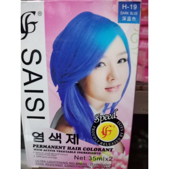 Dark Blue Hair Color Permanent