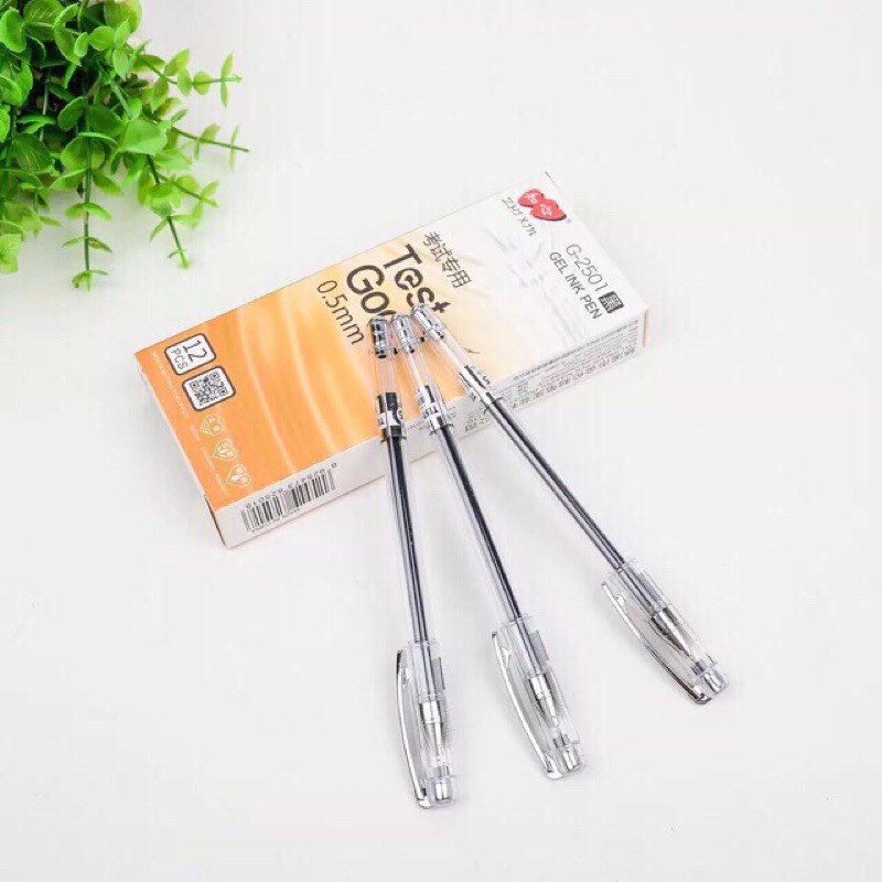 12pcs test good 2501 gel ink pen 0.5mm schoolsupplies | Shopee Philippines