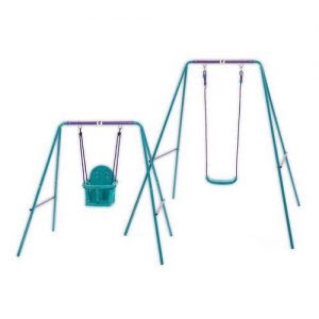 plum garden swing set