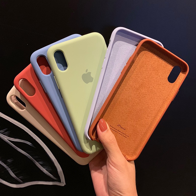 Xiyu Iphone Se2 7 8 X Max Liquid Silicone Case For Iphone 6 Xr Protective Soft Liquid Silicone Case Shopee Philippines