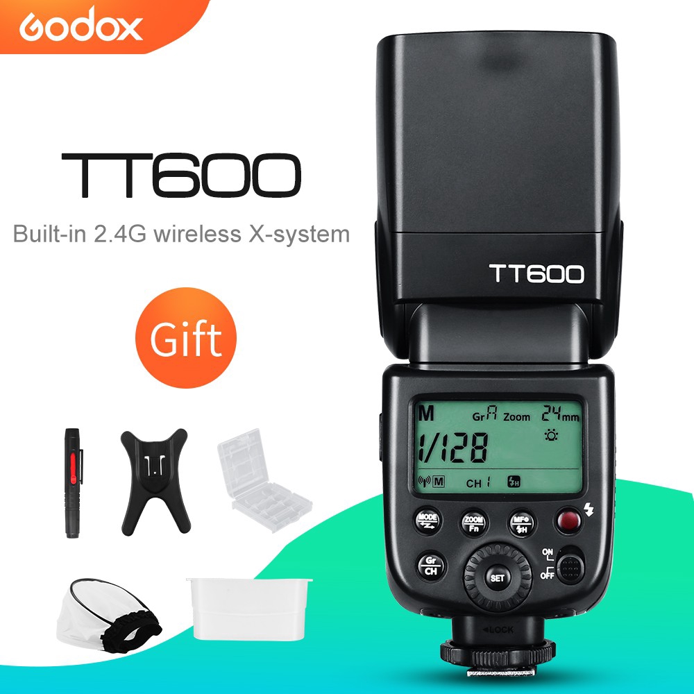 Godox TT600 2.4G Wireless Master/Slave Camera Flash Speedlite for Canon