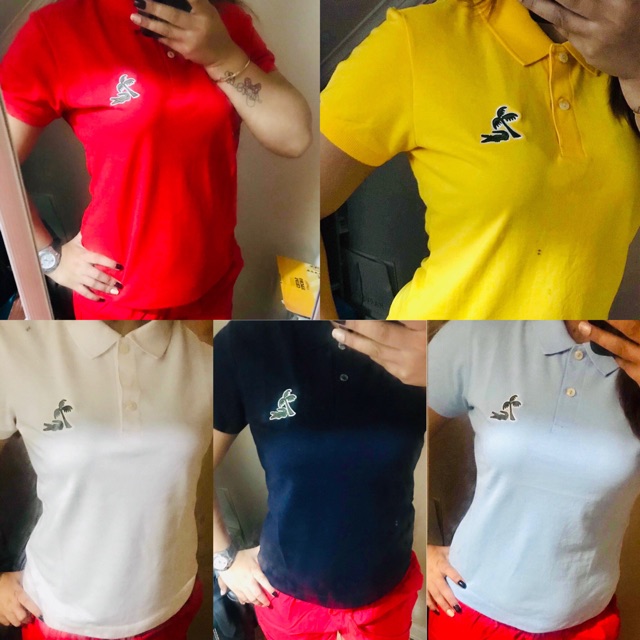 lacoste palm tree polo