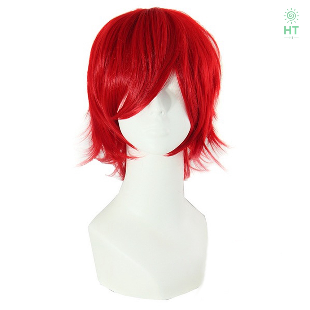 short red wig