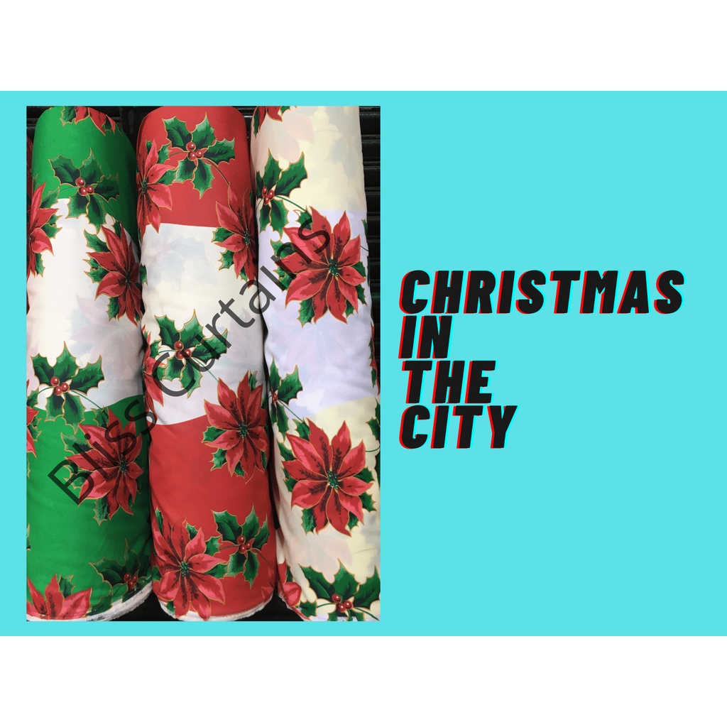 KATRINA / KRITONA / COTTON PRINTED CHRISTMAS IN THE CITY DESIGN 64