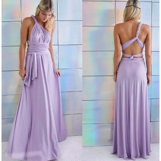 lavender infinity dress