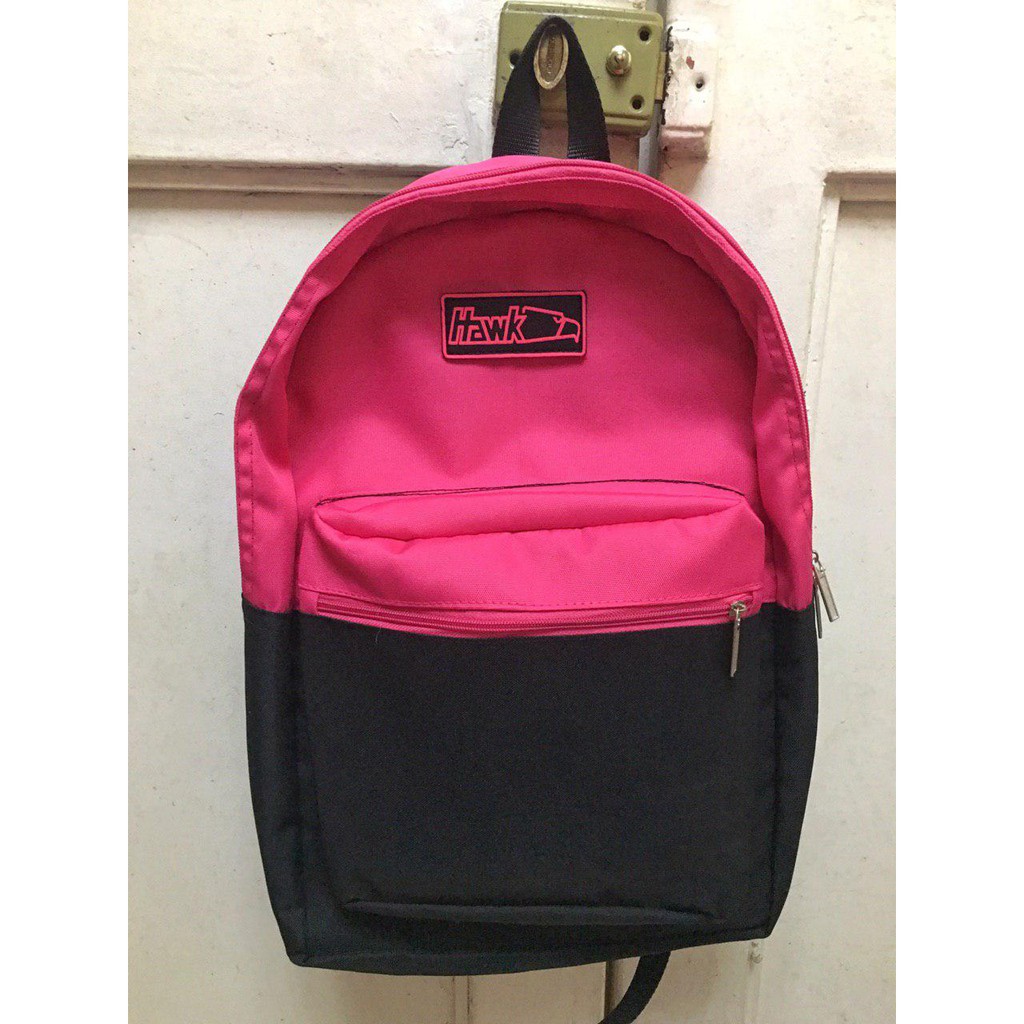 hawk bag black and pink