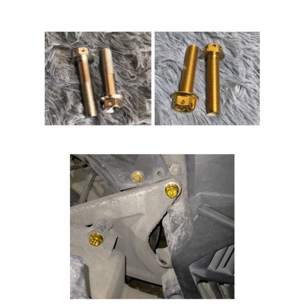 10x45 swing arm bolt set 2 piece universal ( heng ) Shopee Philippines