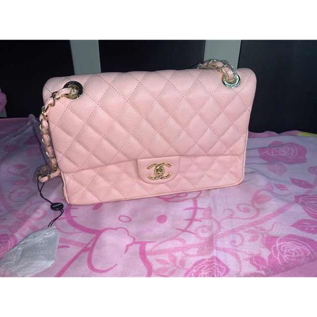 chanel pink sling bag