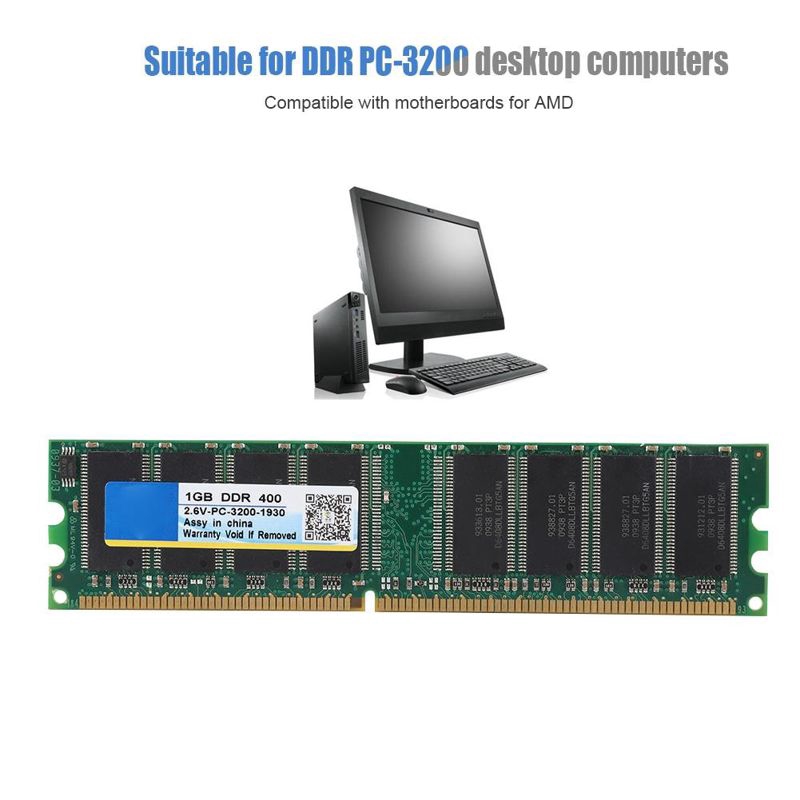 SKL] 1G DDR 400MHz PC3200 184Pin Desktop Computer Memory RAM Special for  AMD 2.6V | Shopee Philippines