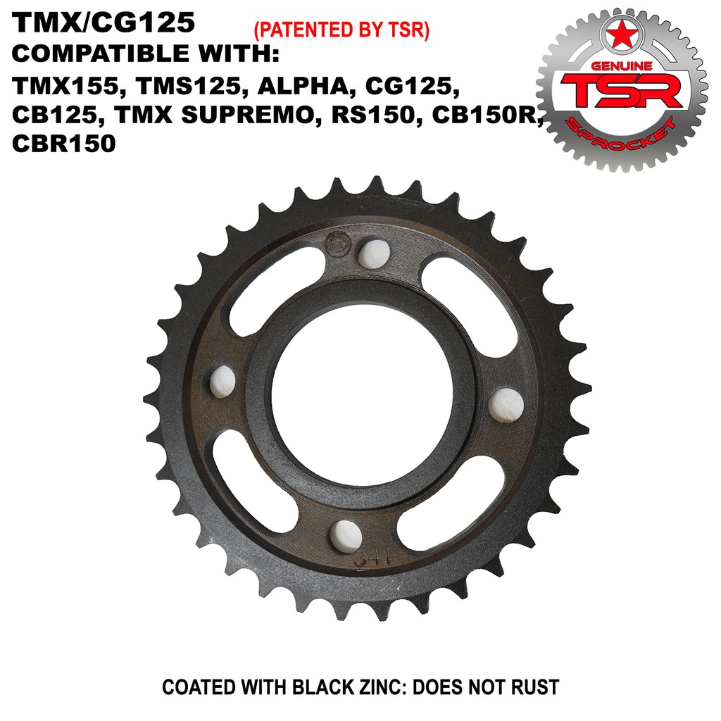 tmx 125 alpha stock sprocket