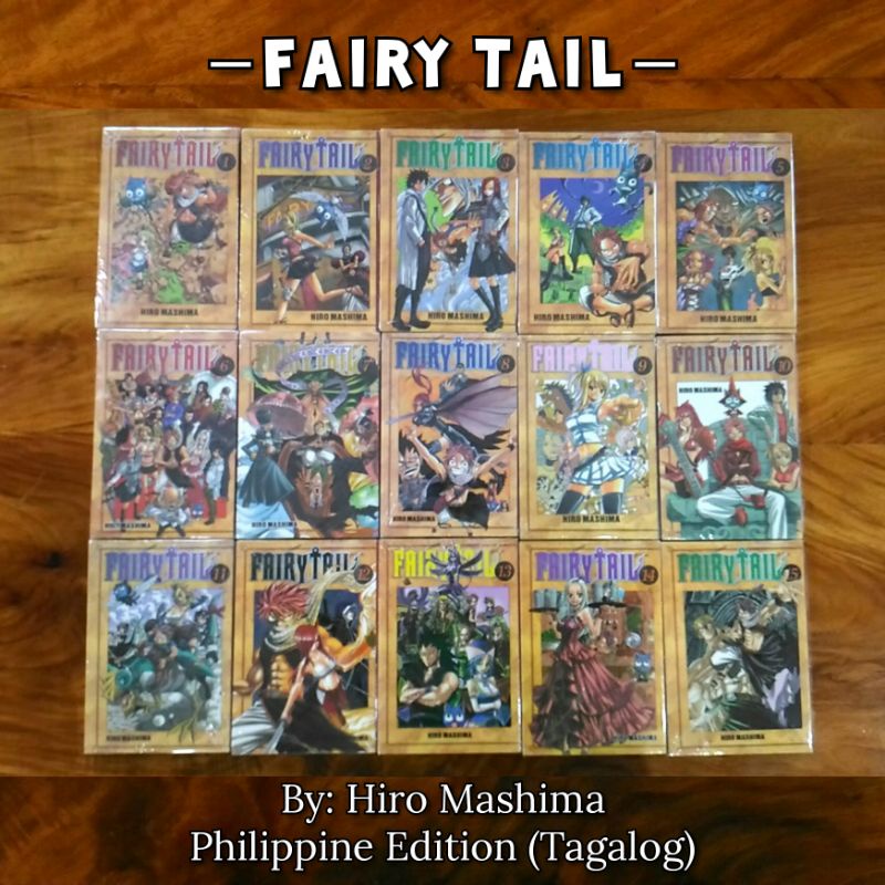 Fairy Tail - Manga Volumes - Philippine Edition - Tagalog - Hiro Mashima - anime  comics | Shopee Philippines