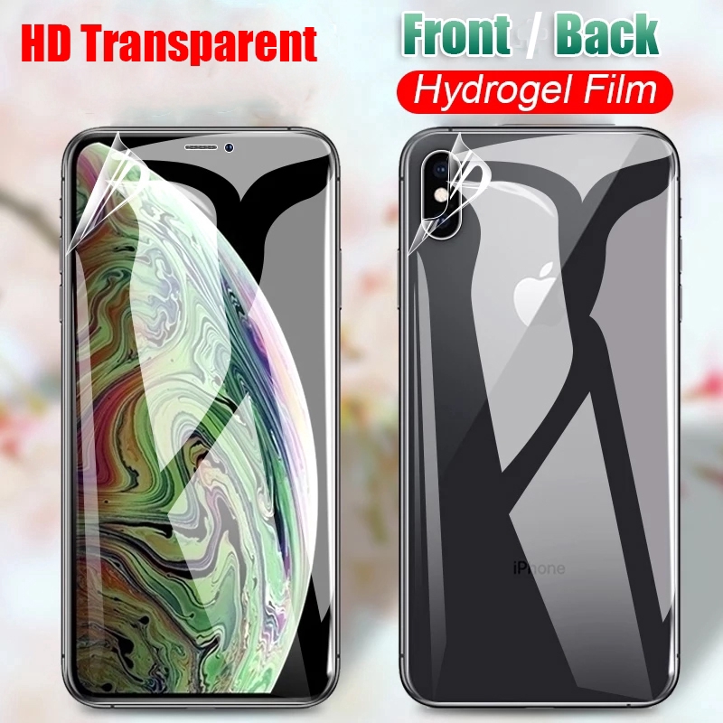 Front / Rear Back Soft Hydrogel Film iPhone 6 6s 7 8 11 Plus X XS Max