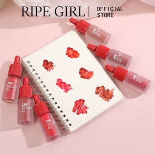 Ripe Girl 6 Color STOCK Ink Matte makeup Velvet Lip Tint Lip Gloss Soft Non-drying Long Lasting Liptint Waterproof #6