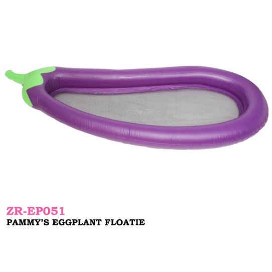 eggplant floatie