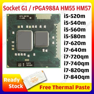 Intel Core I5 430m Cpu I5 560m 430m 450m 460m 480m 5m 540m I5 580m Notebook Cpu Shopee Philippines