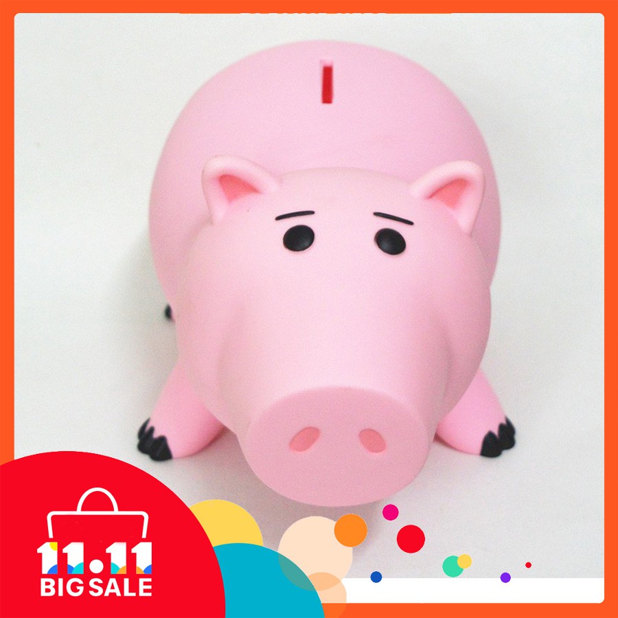 pink piggy bank toy