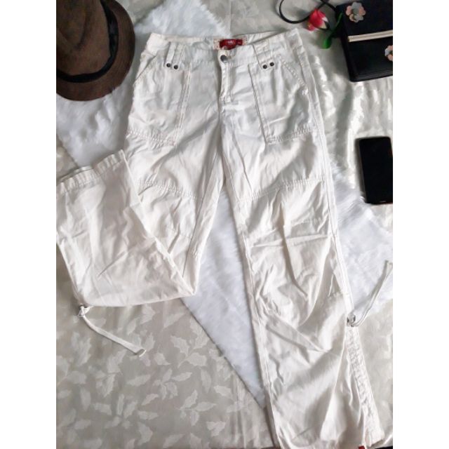 Pigment Skabelse Flipper EDC by Esprit White Cargo Pants | Shopee Philippines