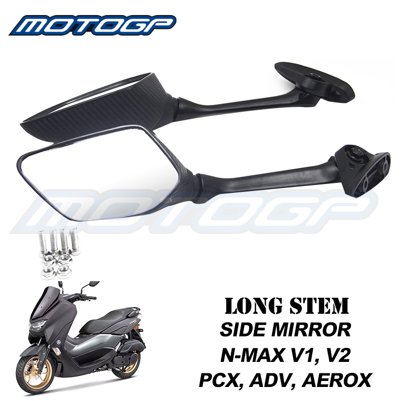 Long Steam Side Mirror For Yamaha Nmax 155,Honda ADV,PCX,Motorcycle