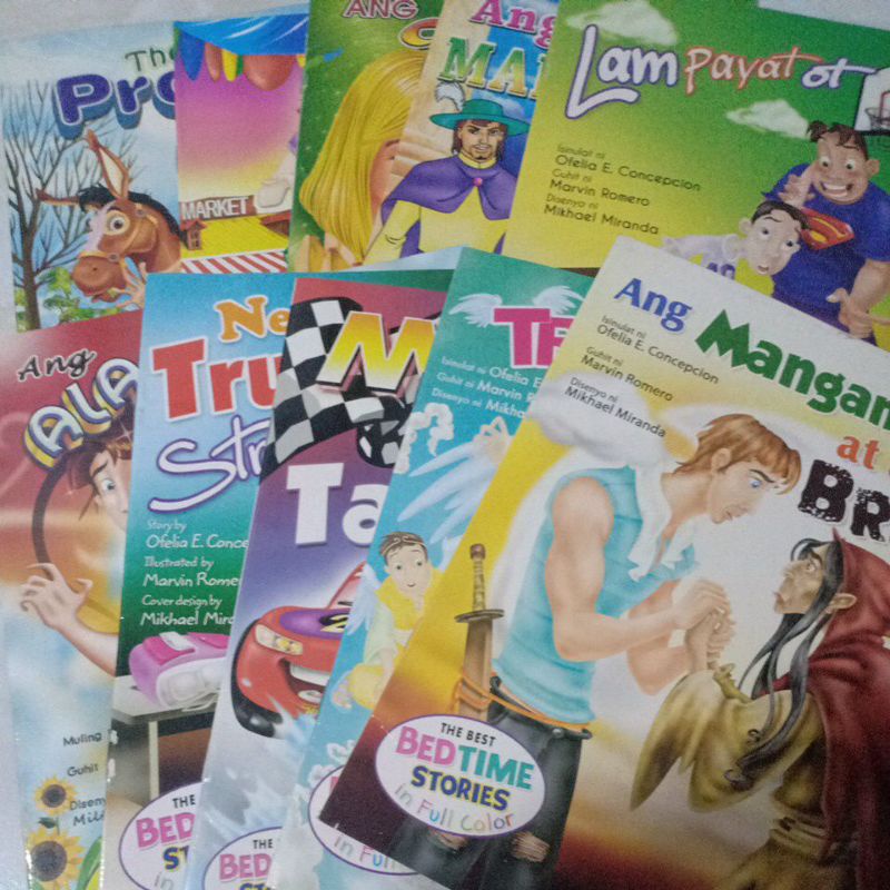 Bedtime Colored Story book with English translation Shopee Philippines