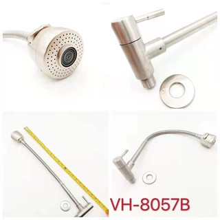 vhorse 304 stainless 360° flexble kitchen sink faucet#VH-8051/57B #5