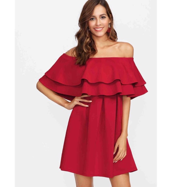 2 in 1 bardot dress