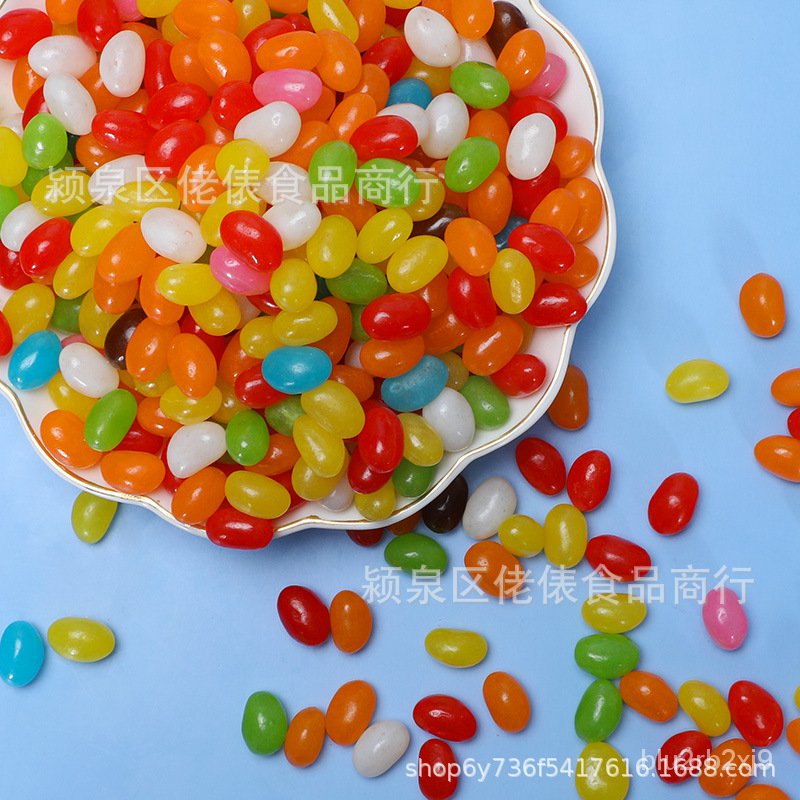 5Jin Bulk Cherry Jelly Bean Skittles Goodlooking Candy Wax Skin Crispy