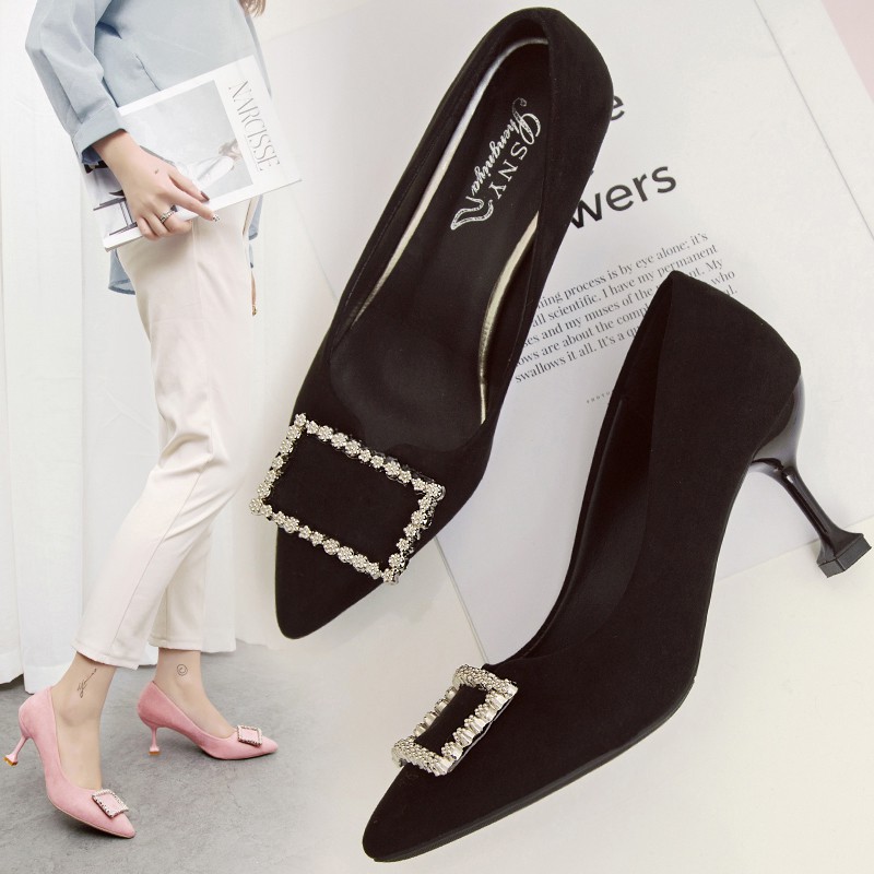 black cat heels