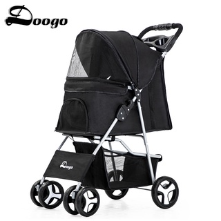 Doogo Pet Foldable Travel Stroller for Dog and Cat dog stroller dog accessories pet stroller