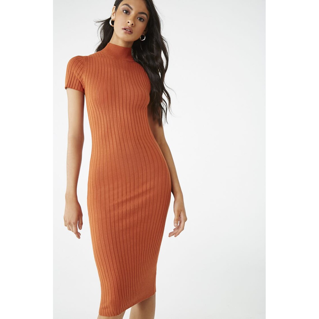 forever 21 orange dress