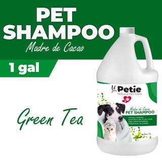 （hot）(G) 3.8 Liters Madre De Cacao & Aloe Vera Lil Petie  Natural Organic Dog Cat Shampoo with - Pup
