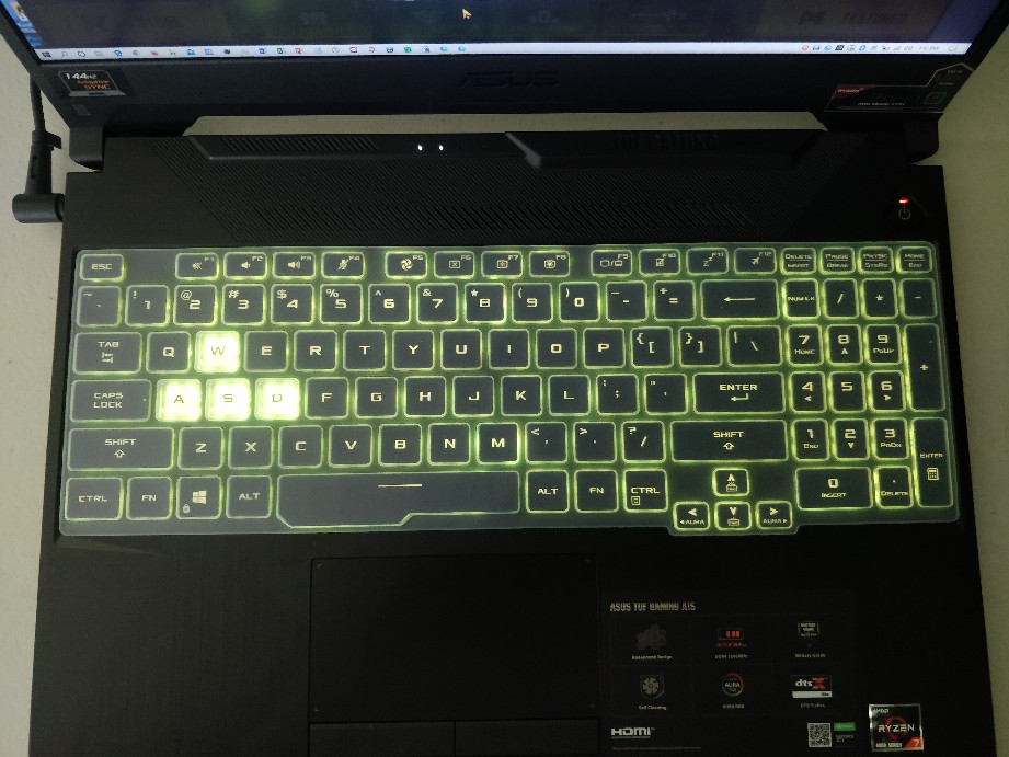 EASTHILL Silicone Keyboard Cover skin For Asus TUF A17 FA706 Fa706ii ...