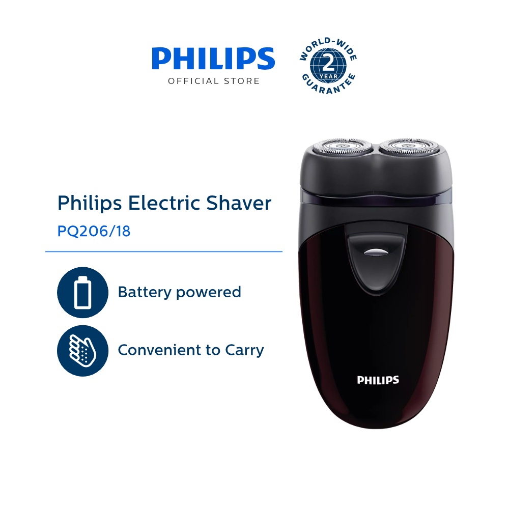 Philips Electric Shaver PQ206/18 (Electric Shaver for Men, Hair Trimmer