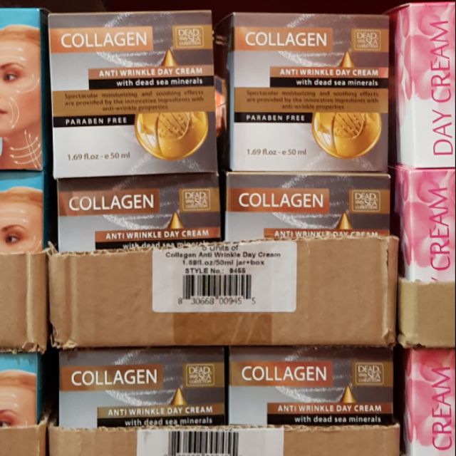 collagen anti aging day cream with dead sea minerals