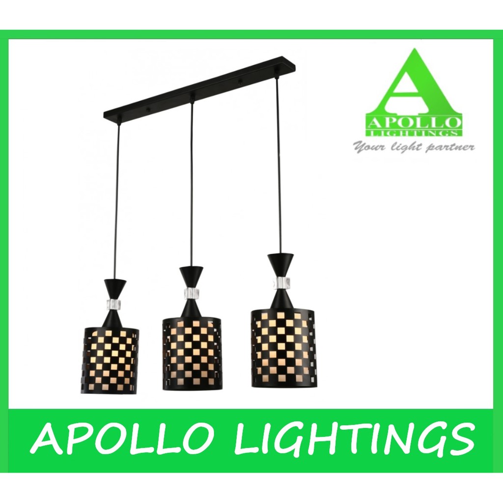 Apollo Drop Lights Dl 212 3 Shopee Philippines
